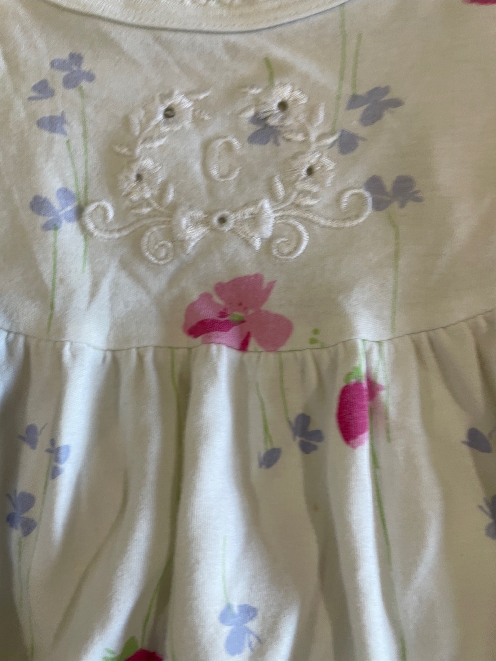 Calida White Cotton nightgown- Small - Picture 6 of 14